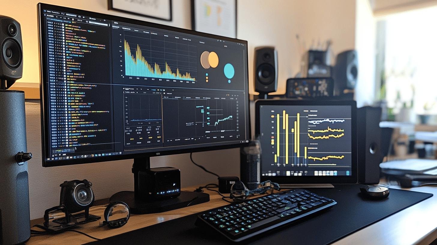 A desktop showing Podcast Analytics Tools and Platforms in its screen.