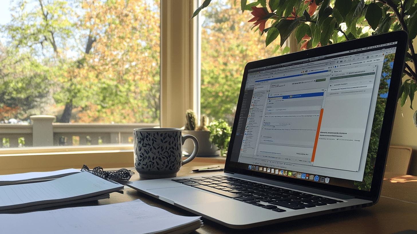 Laptop on table beside coffe mug - Long Tail Keyword for Better SEO Results